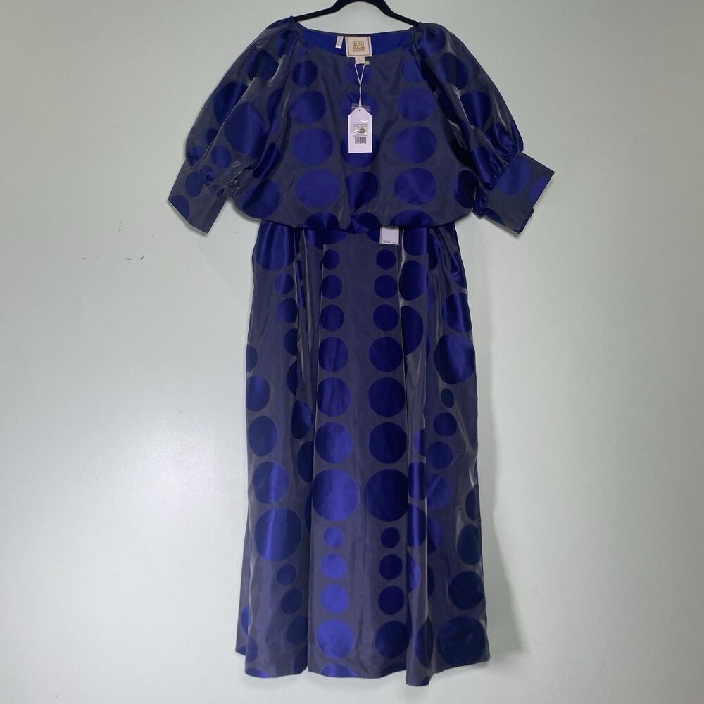 New Emily McCarthy Blue Celeste Crop Top XL Skirt XXL In Paco Two Piece Skirt - Picture 2 of 16